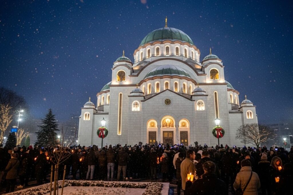 temple saint sava belgrade noel orthodoxe