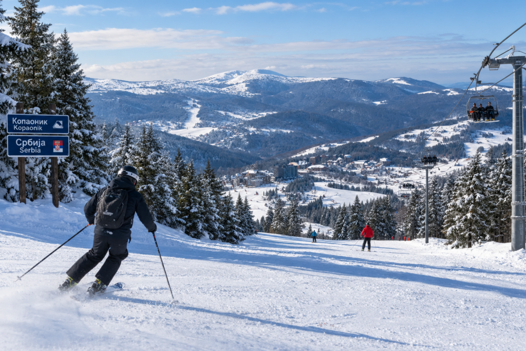 ski en serbie
